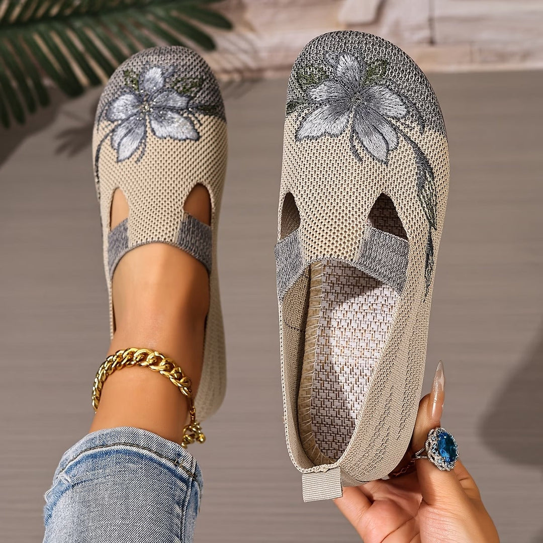 Rosalie™ — Ballerines ergonomiques élégantes à motif floral