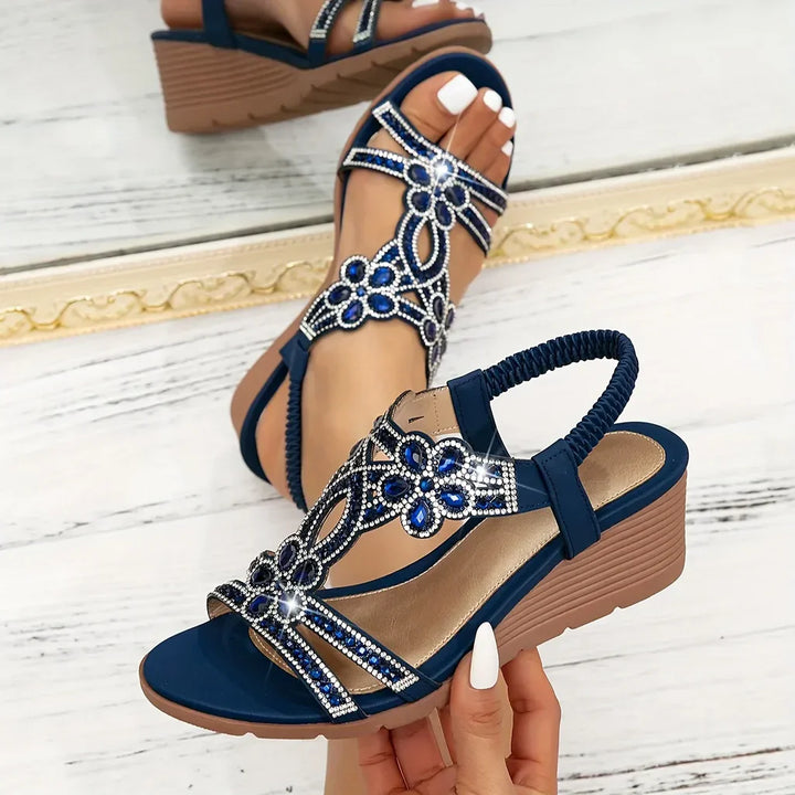Delphine™ — Sandales ergonomiques élégantes à détails décoratifs