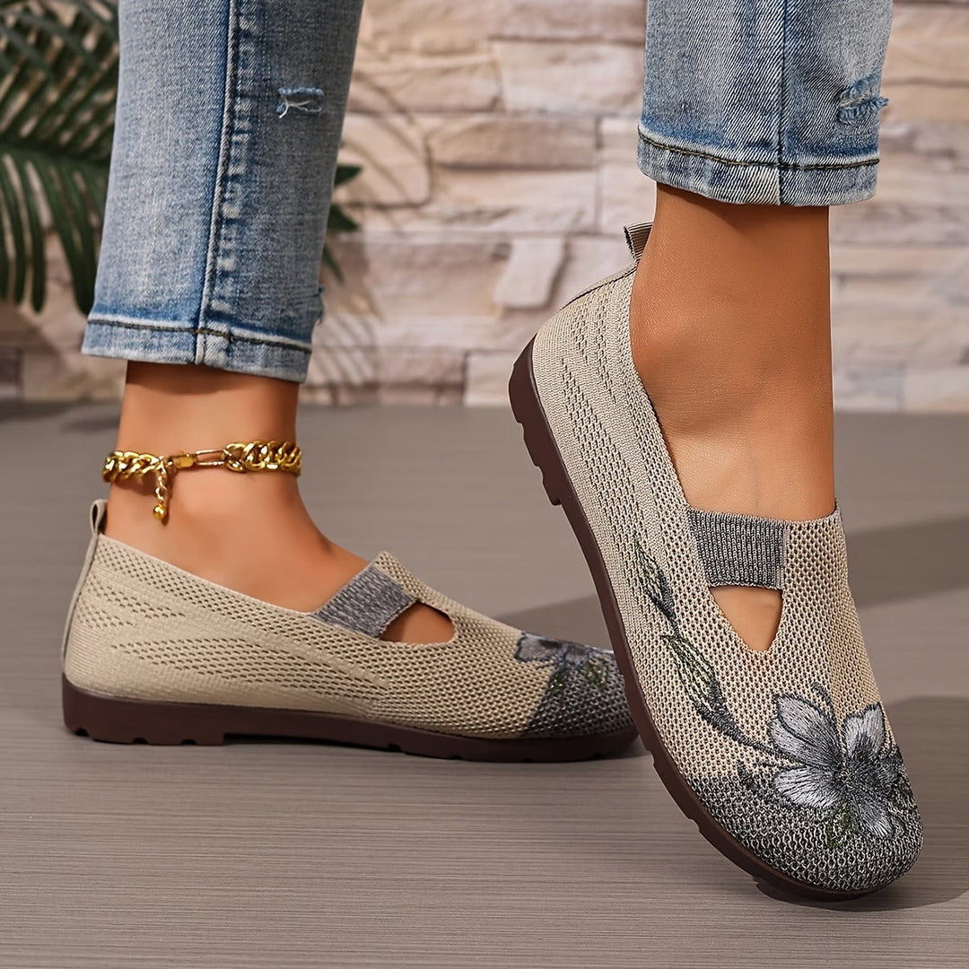 Rosalie™ — Ballerines ergonomiques élégantes à motif floral