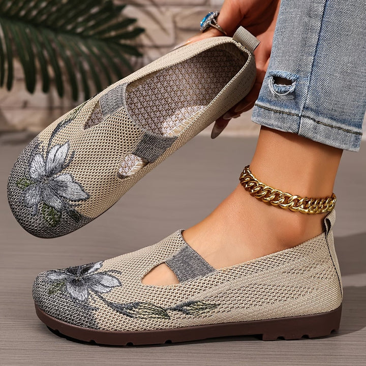 Rosalie™ — Ballerines ergonomiques élégantes à motif floral