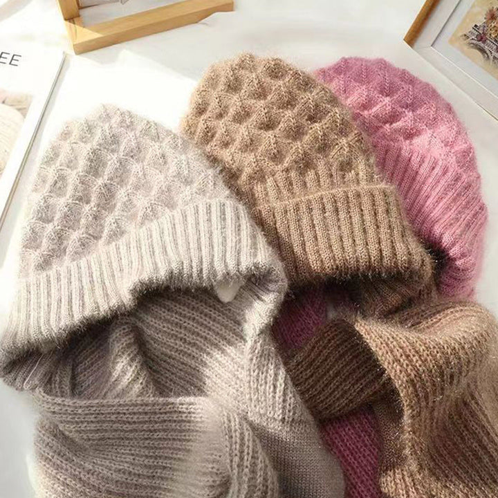 Marie-Claire™ | Ensemble bonnet & écharpe chaud et élégant