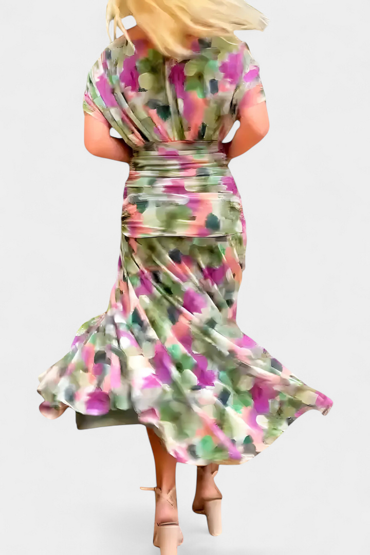 Alizée™ — Robe florale à grâce aérienne