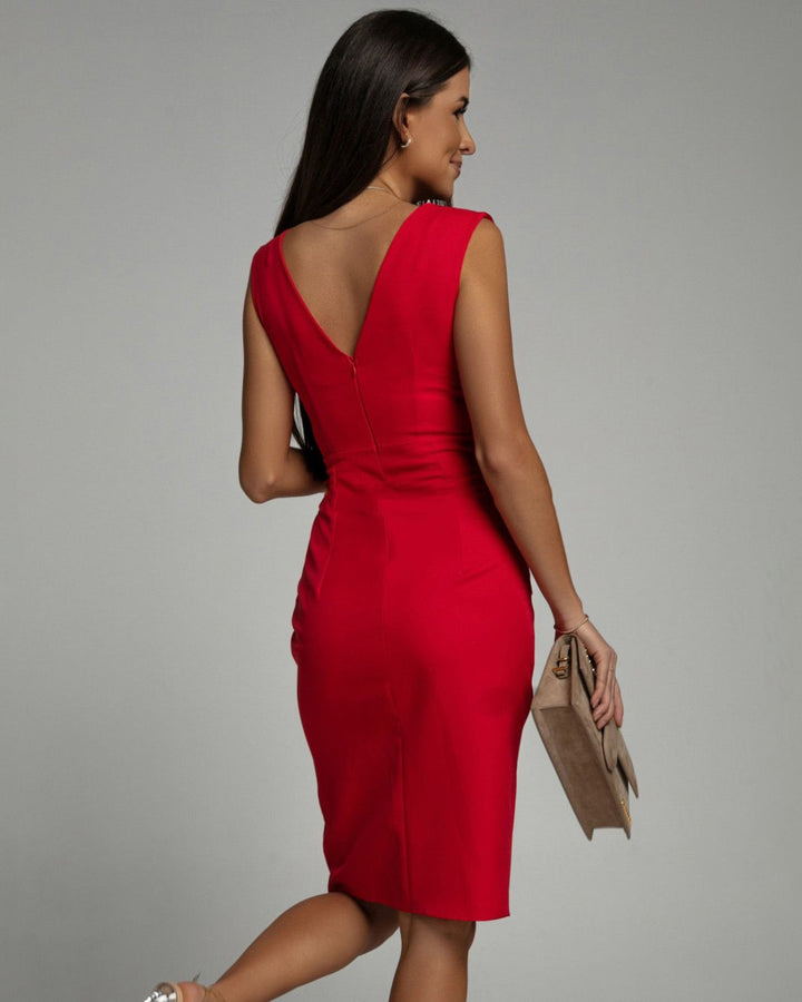 Adrienne™ — Robe élégante drapée à silhouette sculptante
