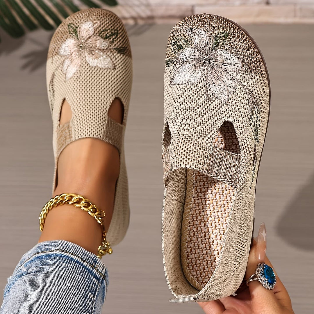 Rosalie™ — Ballerines ergonomiques élégantes à motif floral