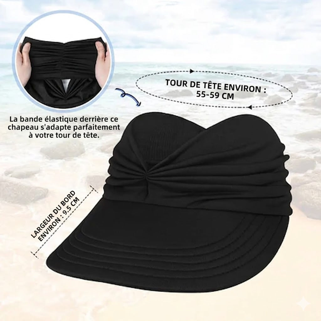 Solarine™ — Visière soleil sport chic protection estivale