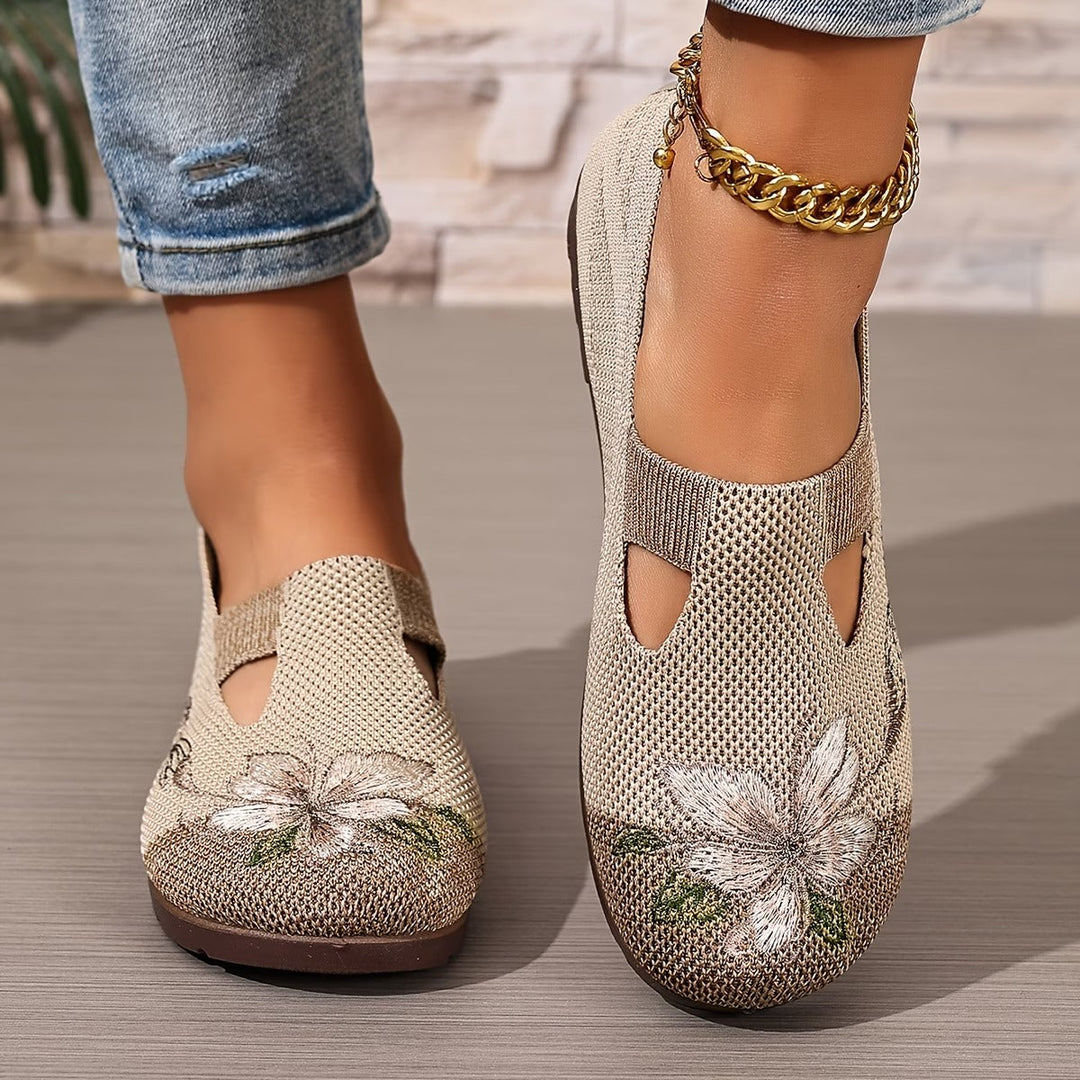 Rosalie™ — Ballerines ergonomiques élégantes à motif floral