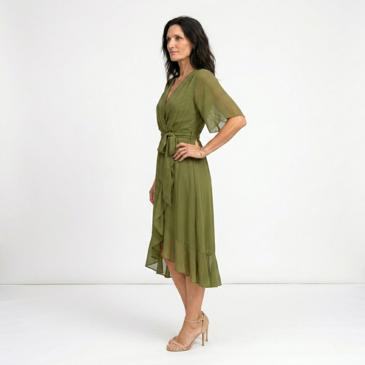 Monique - Robe midi fluide légère