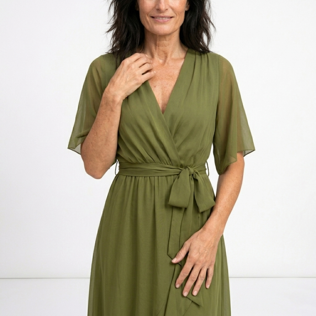 Monique - Robe midi fluide légère