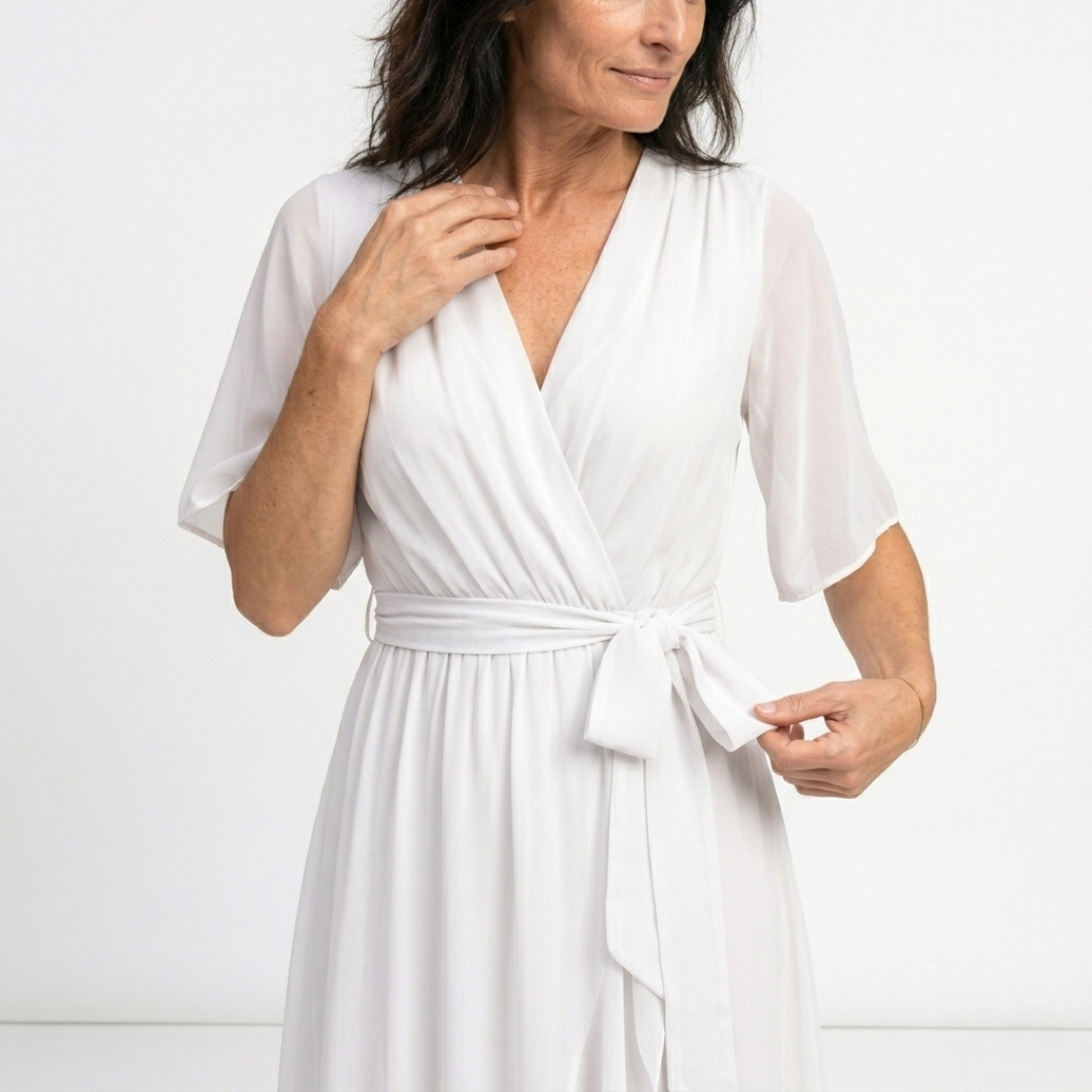 Monique - Robe midi fluide légère