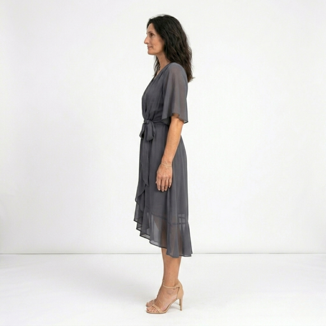 Monique - Robe midi fluide légère