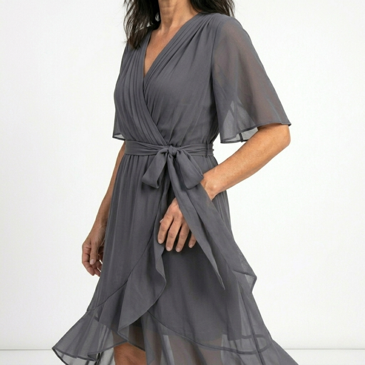 Monique - Robe midi fluide légère