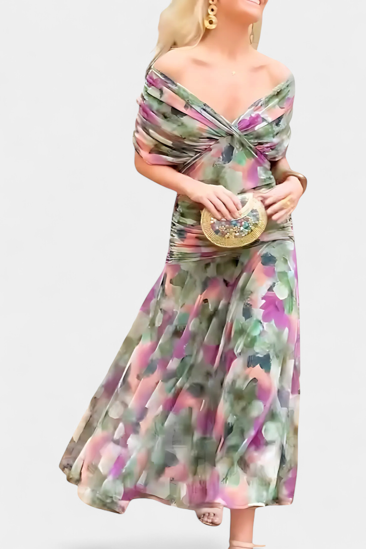 Alizée™ — Robe florale à grâce aérienne