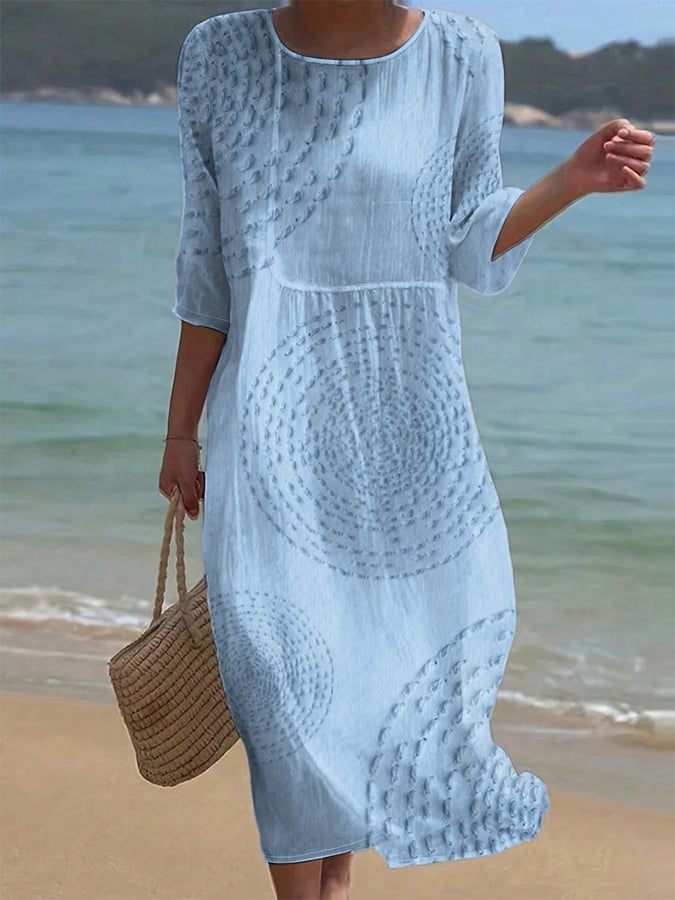 Améliane™ — Robe midi élégante à détails délicats