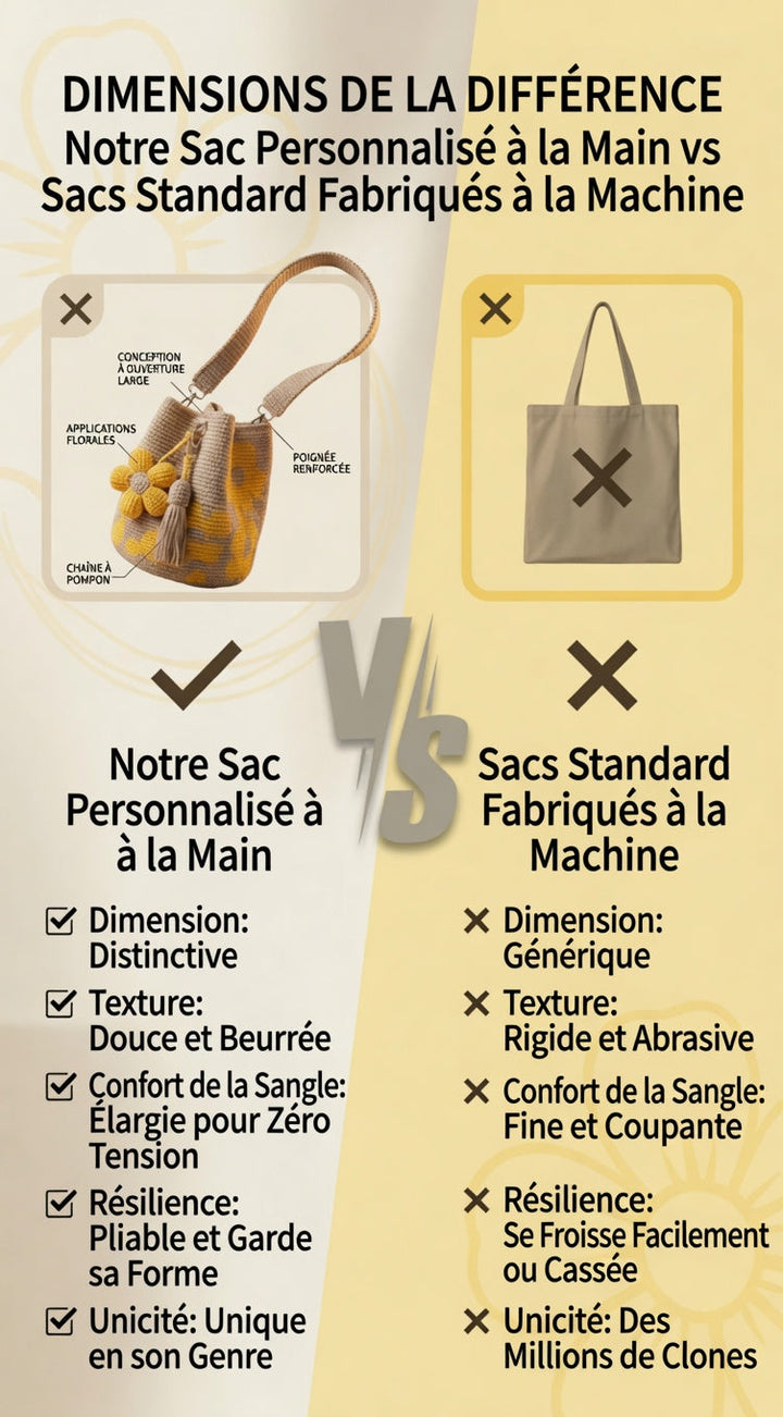 Zéphyrine™ — Sac crochet bohème pompon artisanal charme naturel