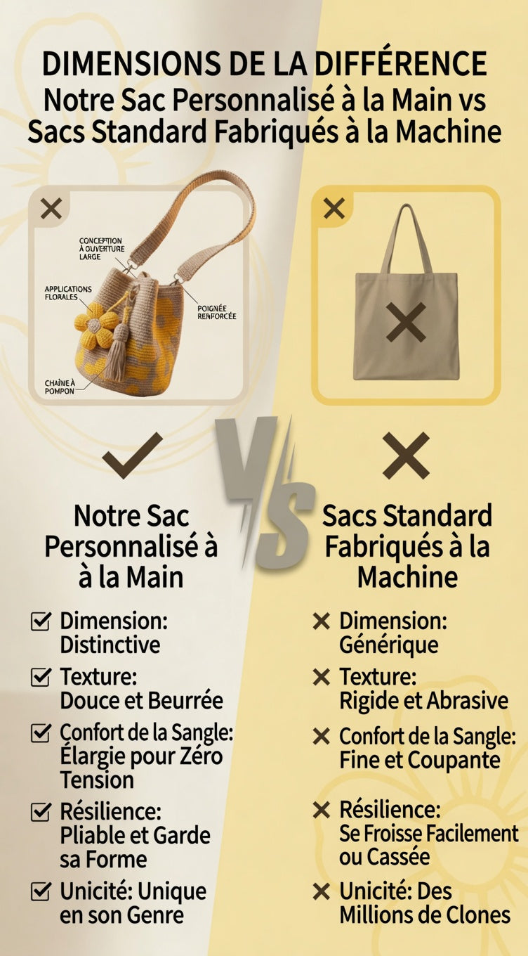 Zéphyrine™ — Sac crochet bohème pompon artisanal charme naturel