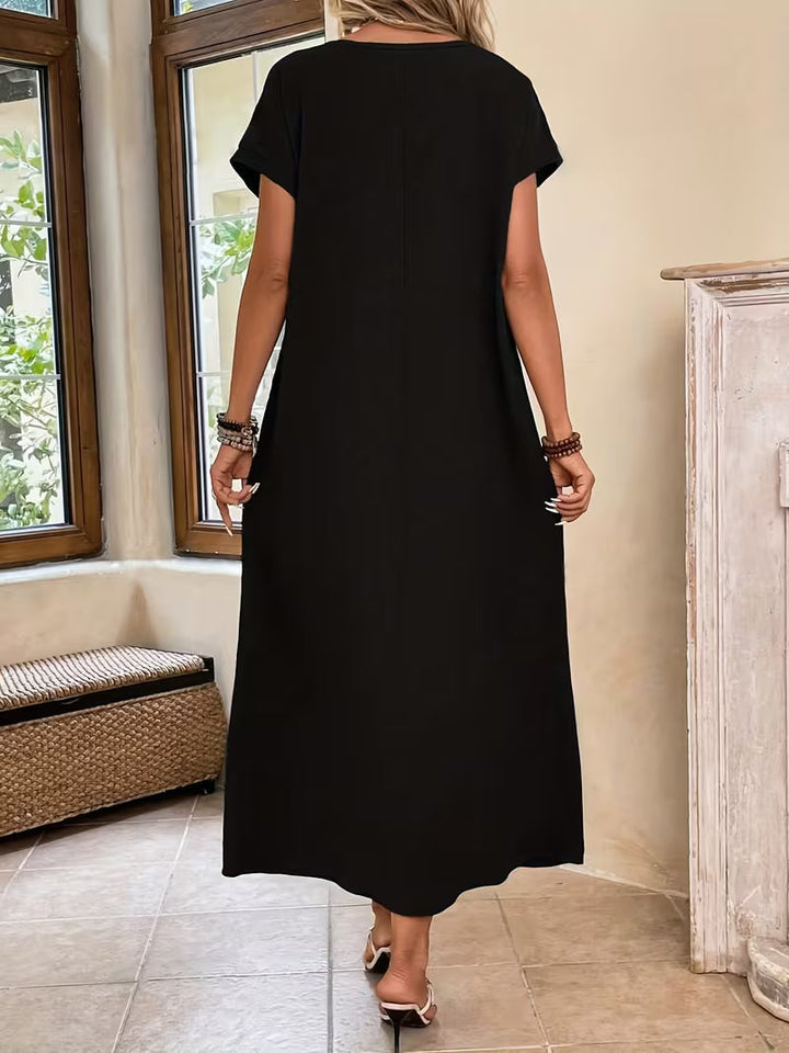 Margaux™ — Robe longue élégante et minimaliste