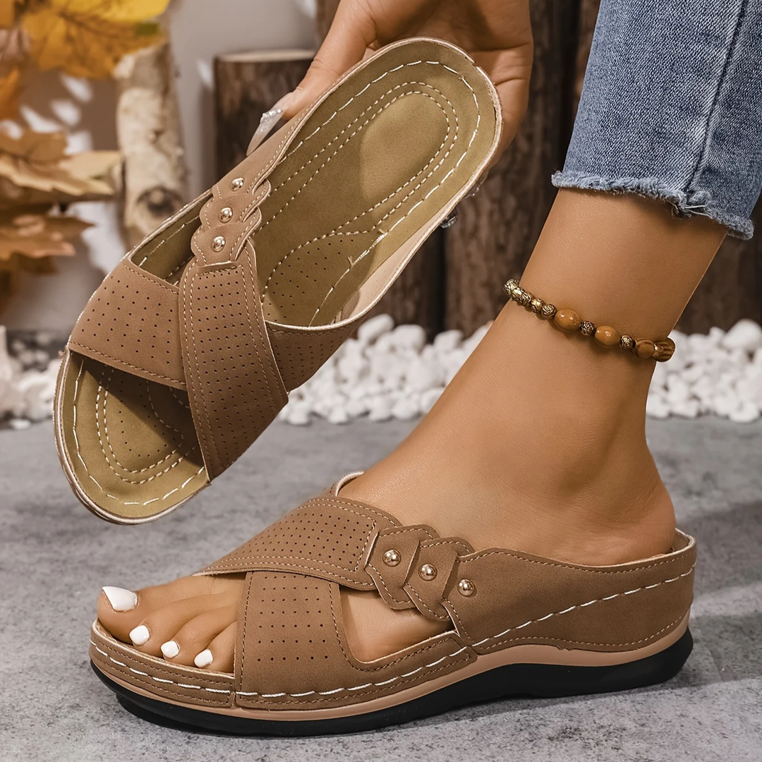 Printessa | Sandales Orthopédiques à Talon Wedge
