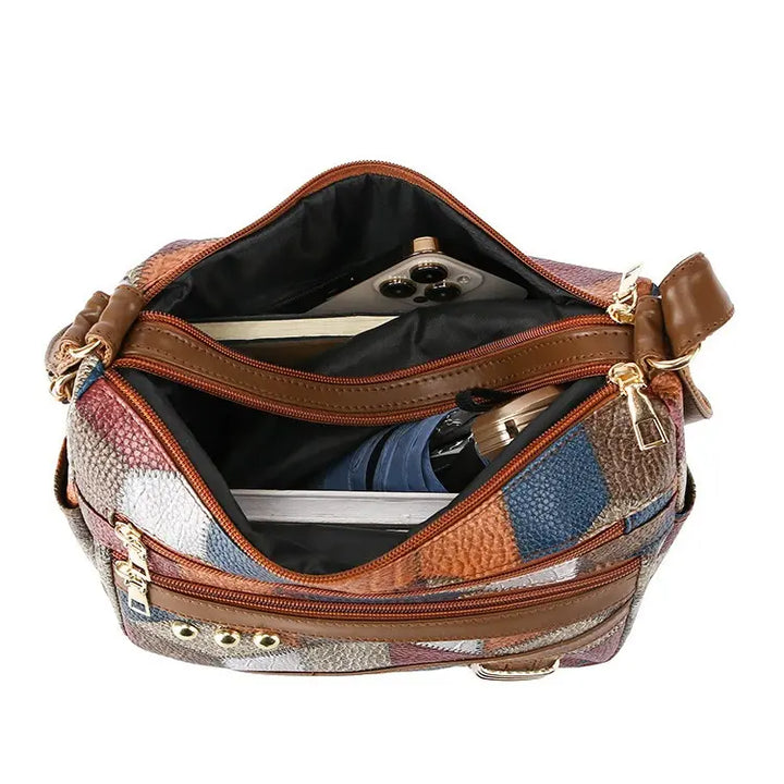 Éléonore™ — Sac bandoulière patchwork élégant intemporel