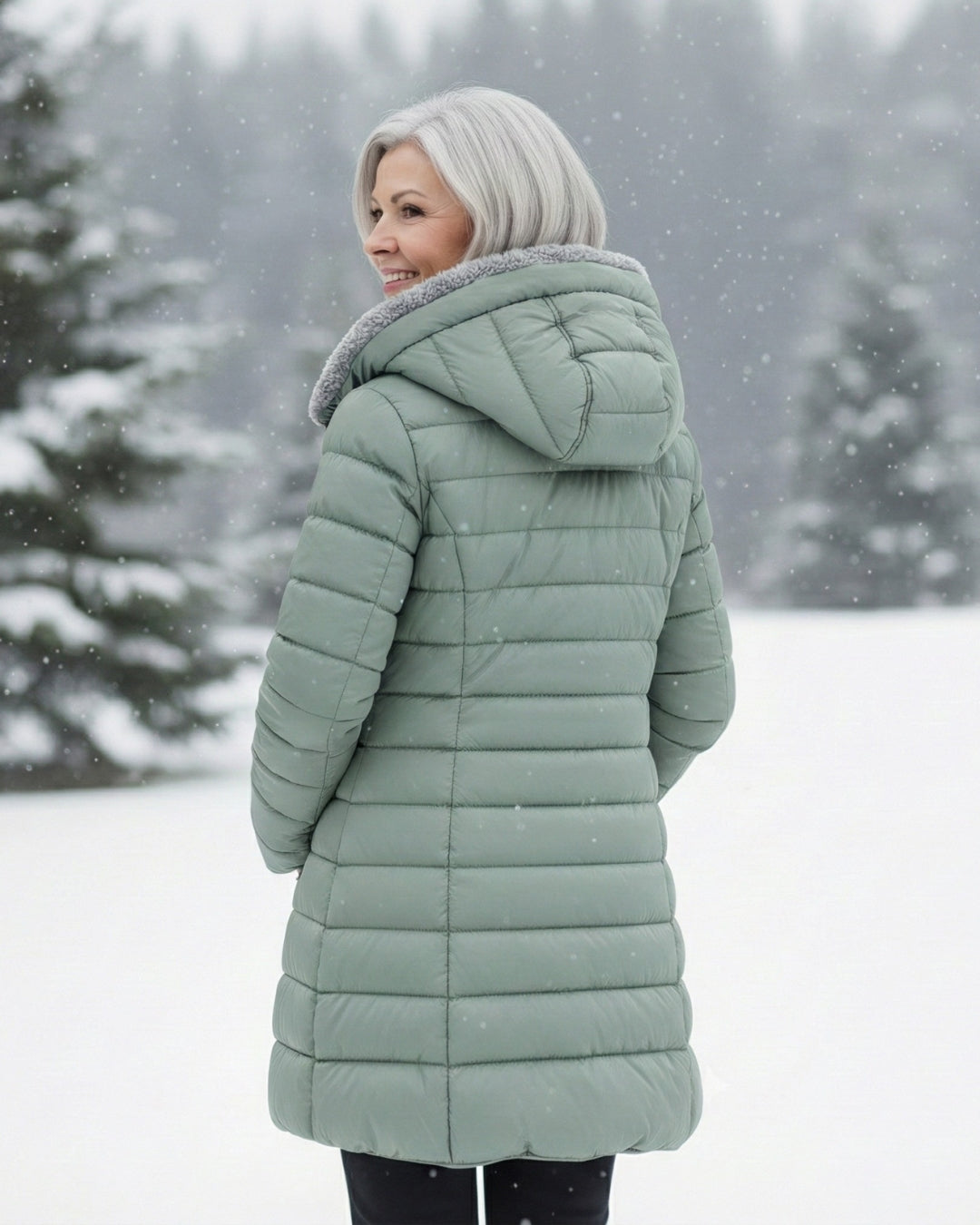 Marguerite™ — Veste matelassée chaude confortable élégante