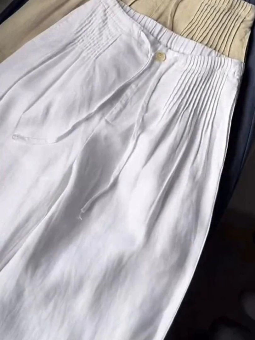 Zofia — Pantalon large en coton léger