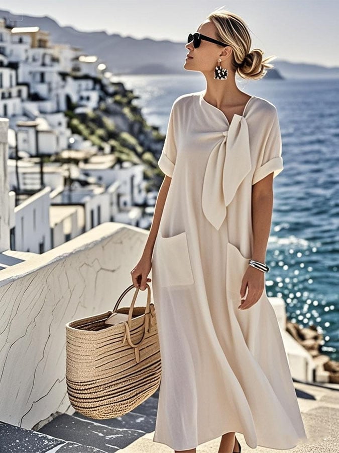 Mireille™ — Robe en coton fluide et estivale