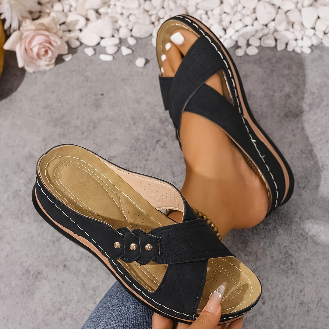 Printessa | Sandales Orthopédiques à Talon Wedge