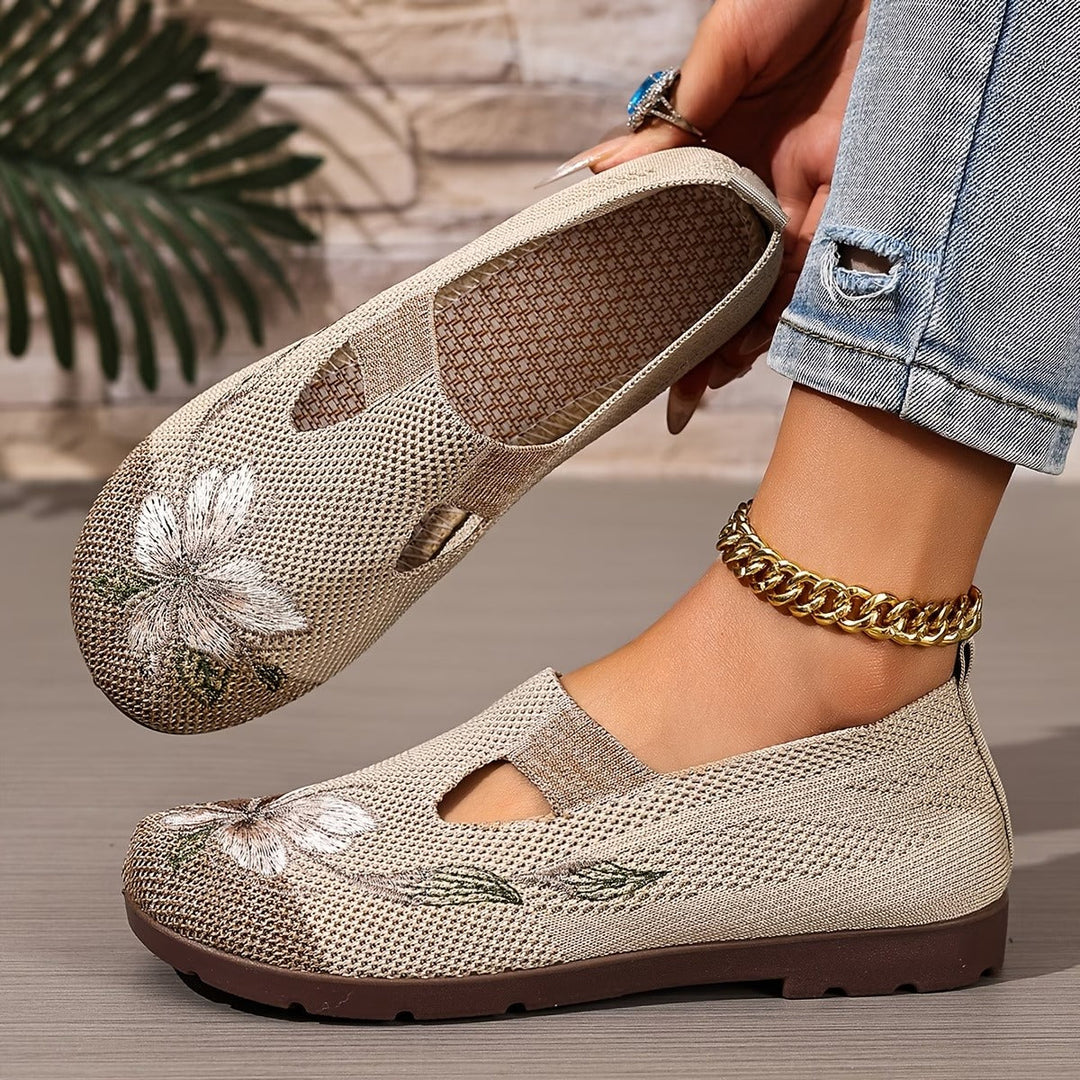 Rosalie™ — Ballerines ergonomiques élégantes à motif floral