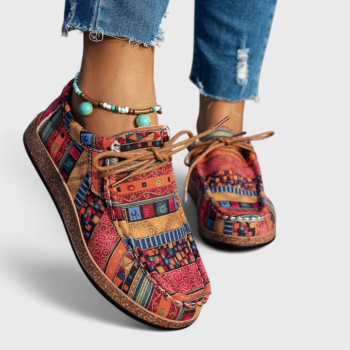 Éthéline™ — Mocassins imprimés artistiques confort quotidien