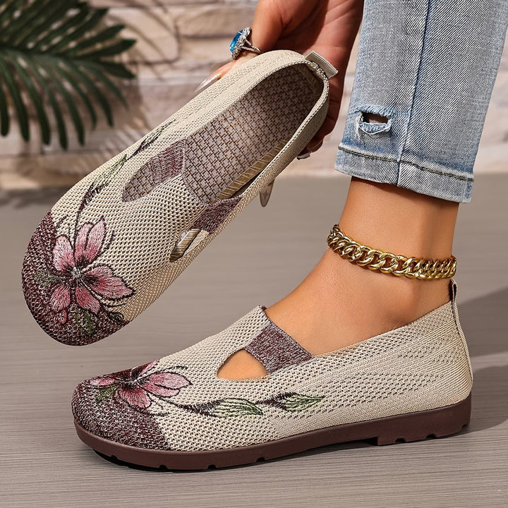 Rosalie™ — Ballerines ergonomiques élégantes à motif floral