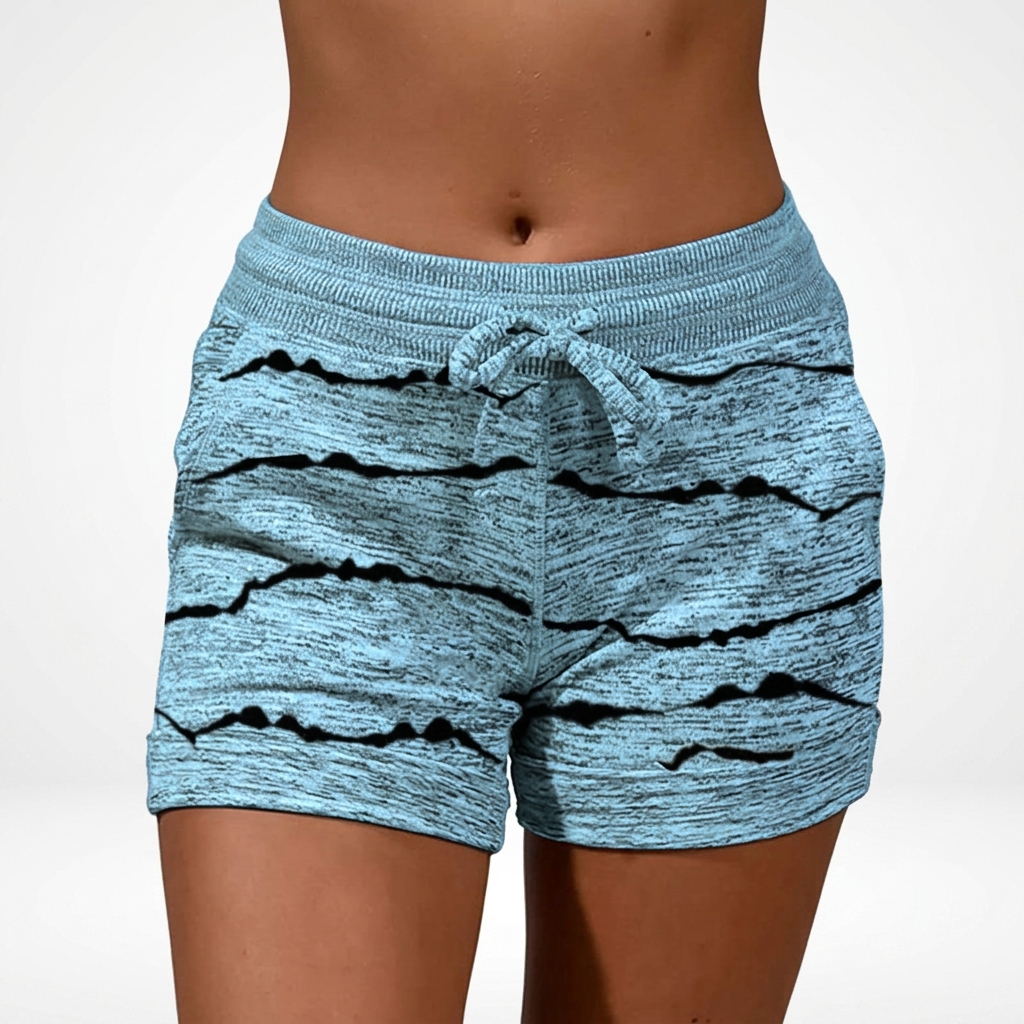 Détente™ — Short imprimé poches cordon confort absolu