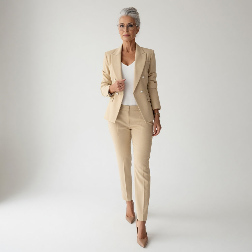 Odette™ — Tailleur pantalon chic fluide
