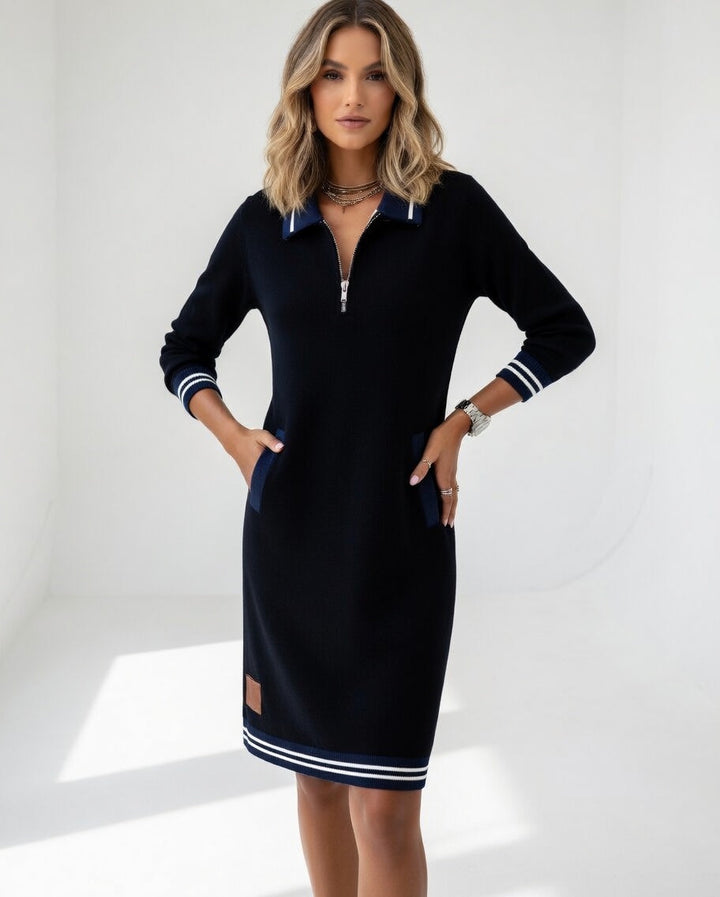 Oréliane™ — Robe polo confortable élégante quotidienne