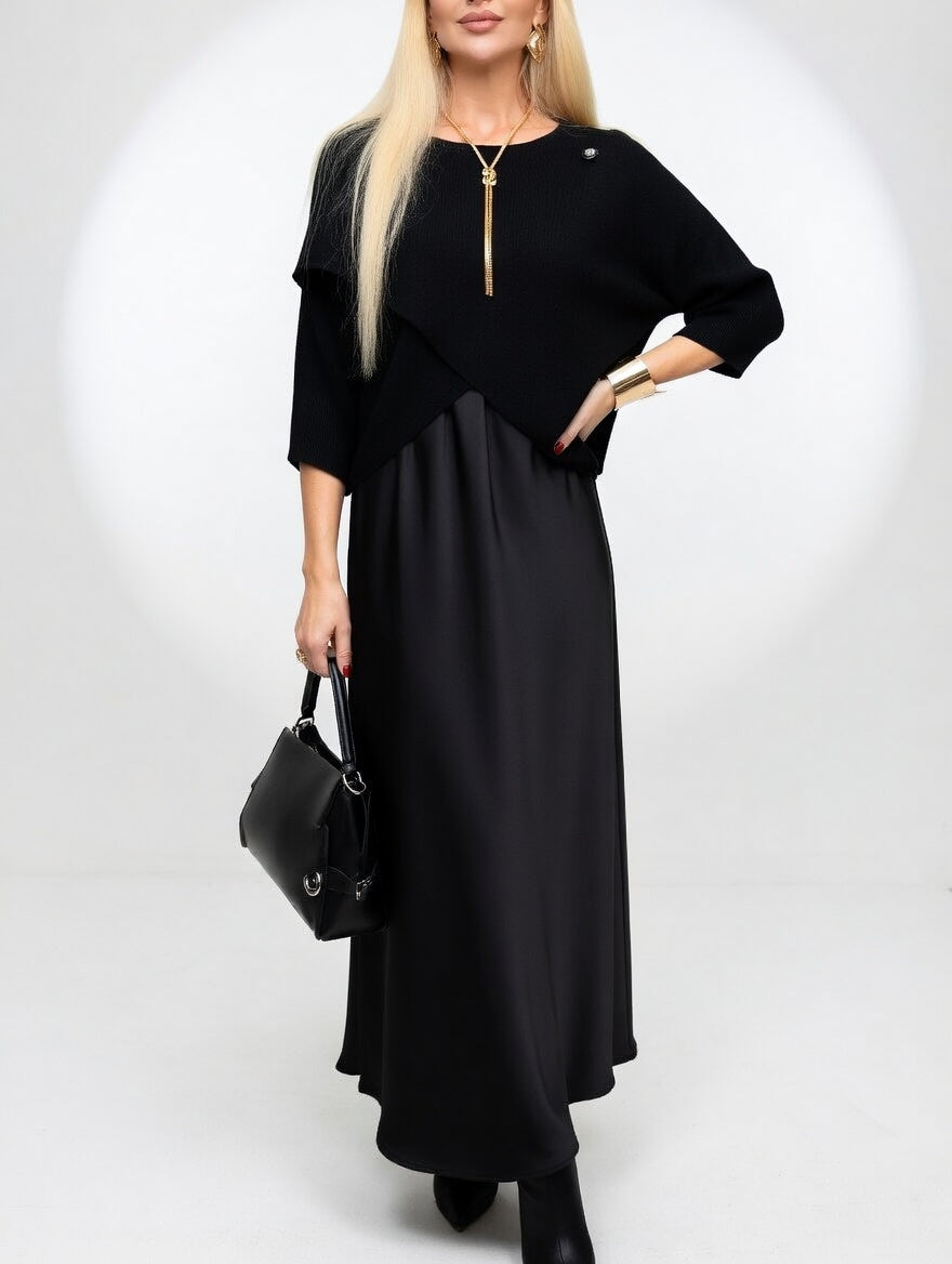 Soléanne™ — Robe longue fluide élégante moderne