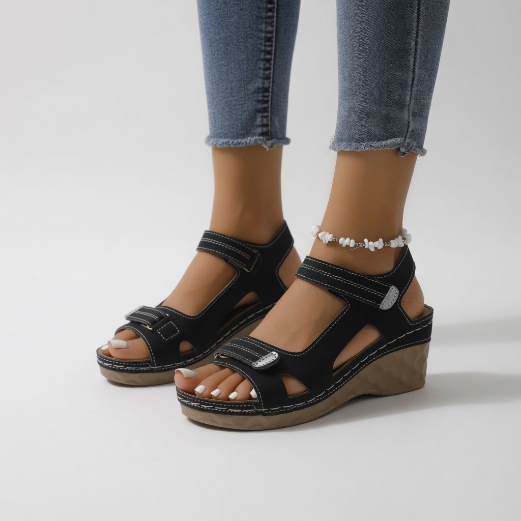 Isaure™ – Wedge estival, légèreté colorée