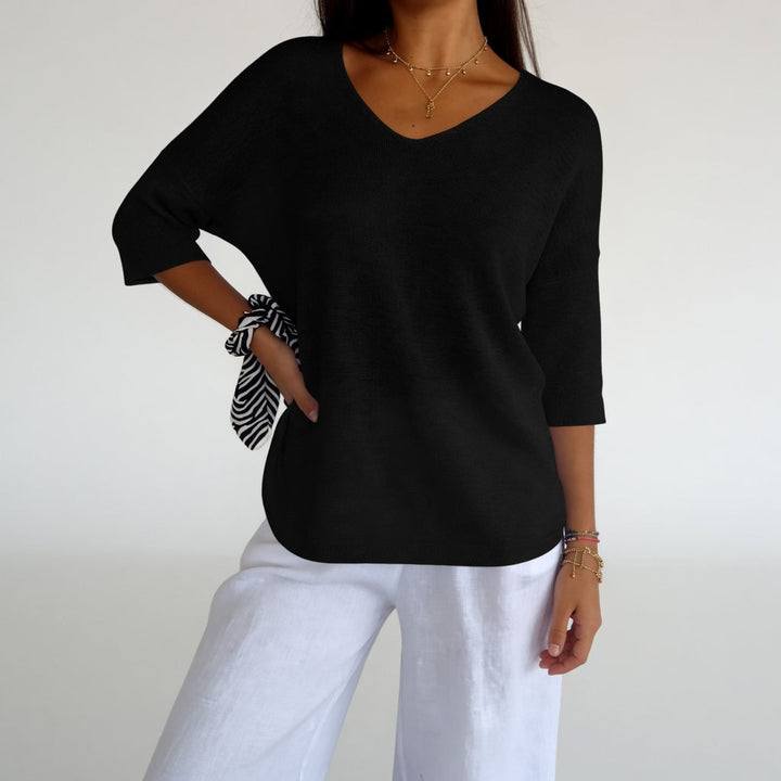 Lyséline™ — Pull fluide col V confortable
