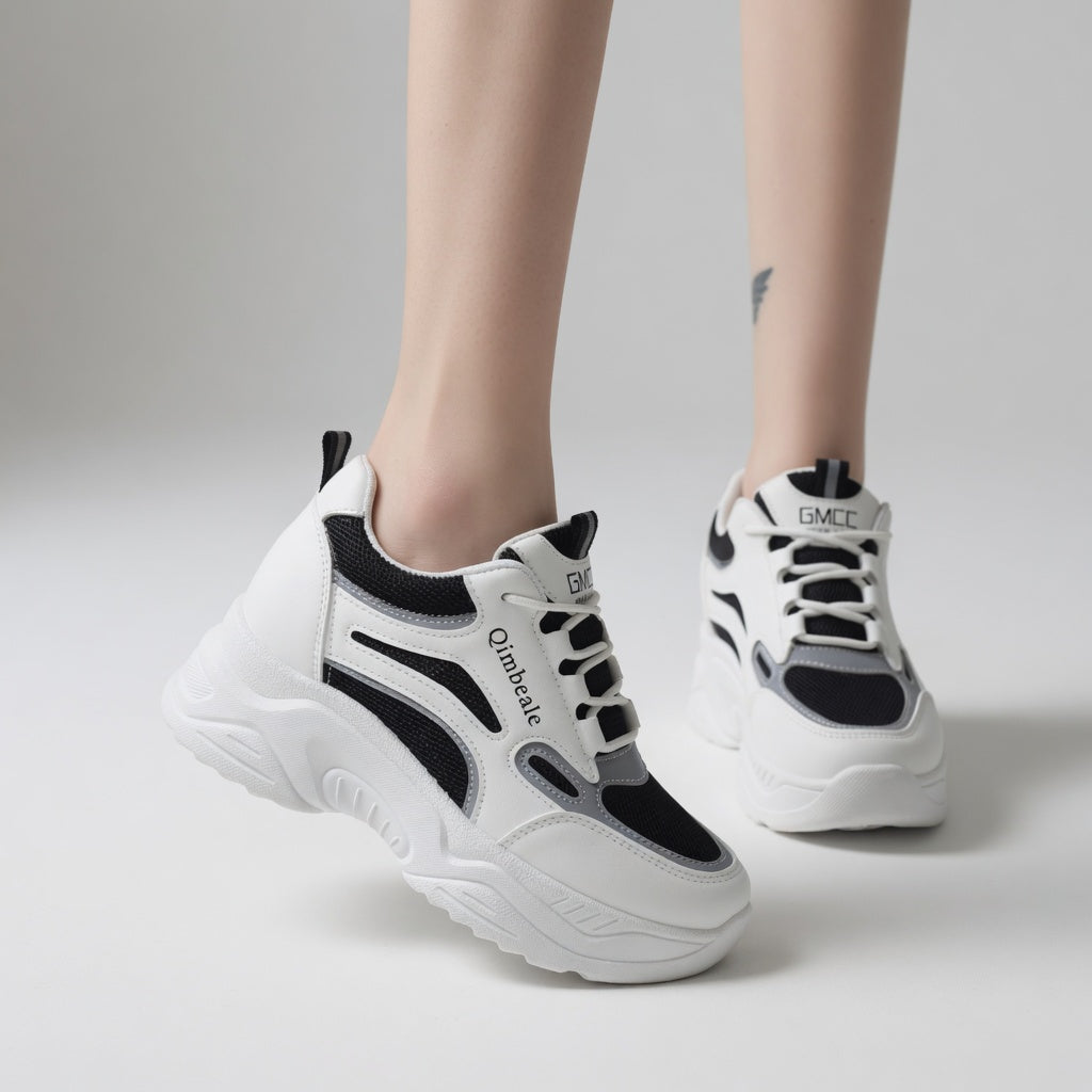 Blanchette™ — Sneaker chunky blanche style urbain féminin