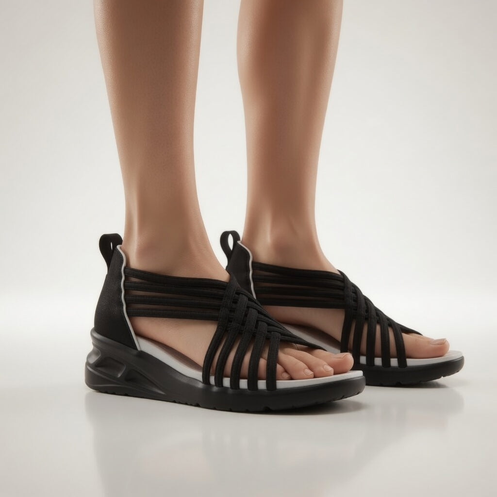 Ondine™ — Sandale tressée ergonomique féminité estivale