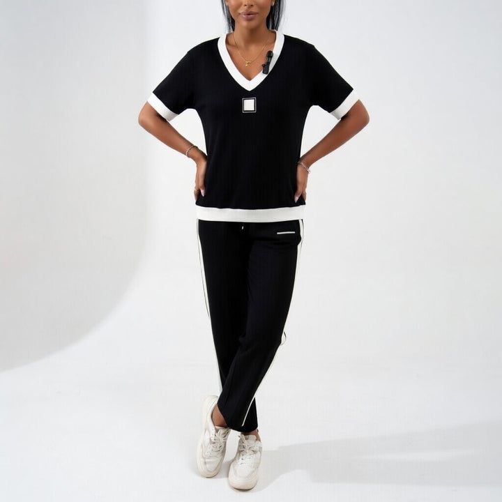 Célestine™ — Ensemble contrasté moderne élégant confortable