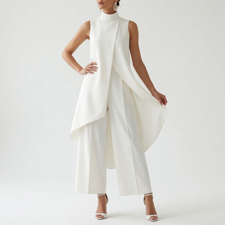 Éléssara™ — Ensemble asymétrique fluide élégance moderne