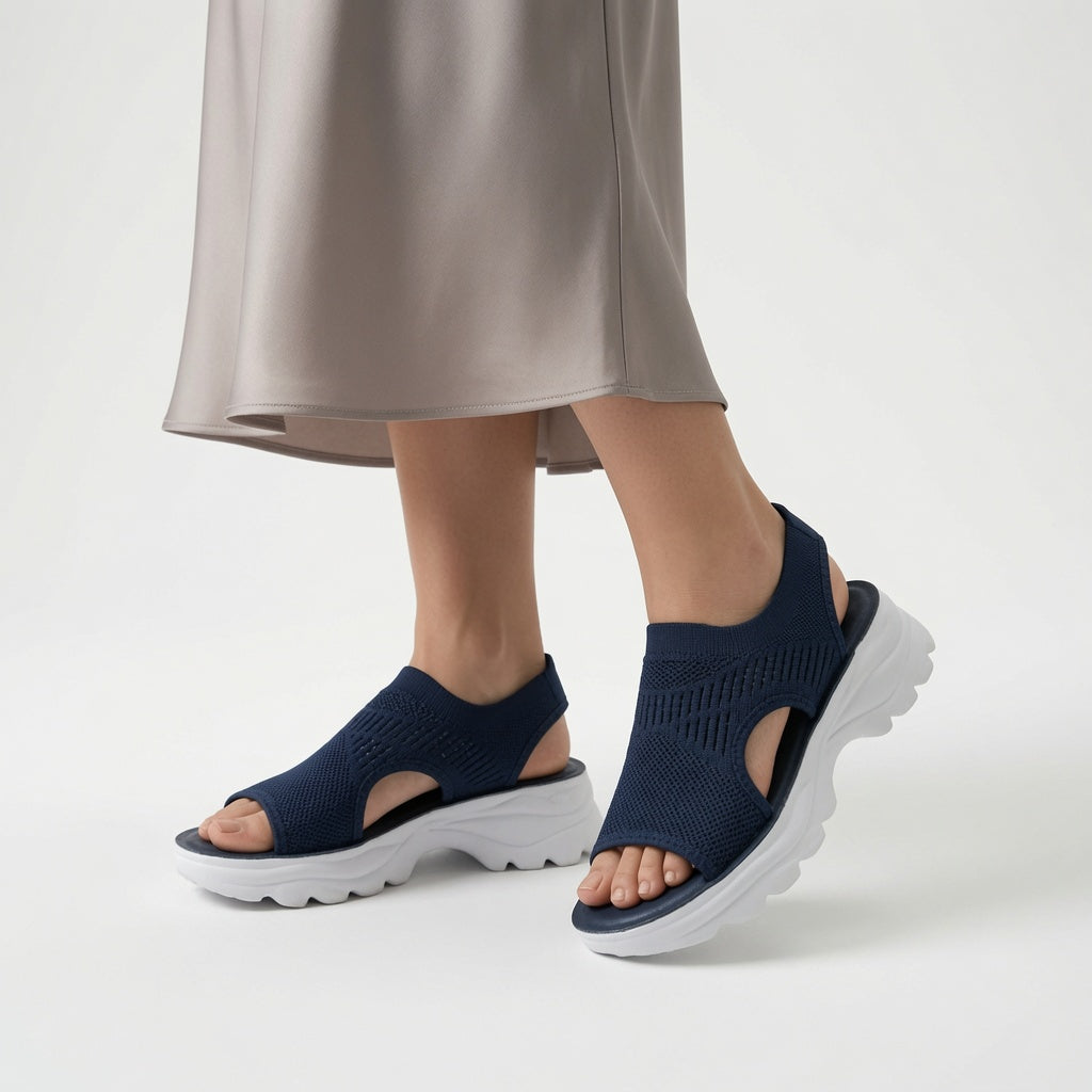 Sportelle™ — Sandale sport maille semelle crantée bride arrière