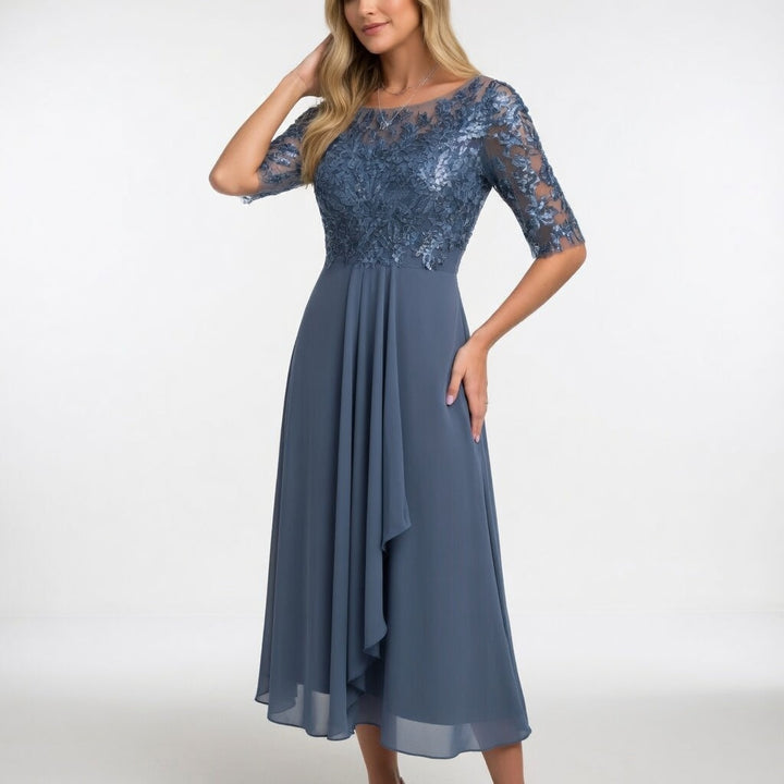 Séraphine™ — Robe midi dentelle élégance intemporelle