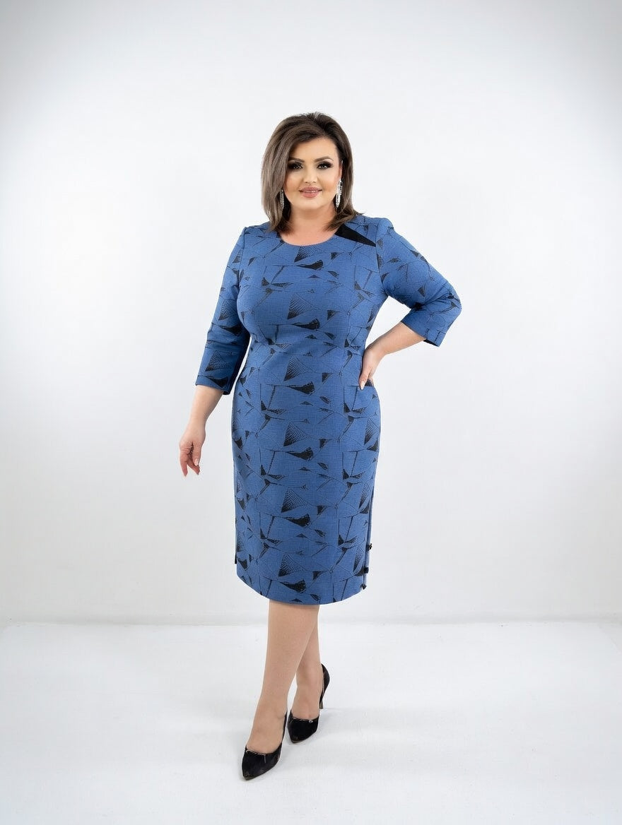 Adréliane™ — Robe élégante structurée confortable intemporelle