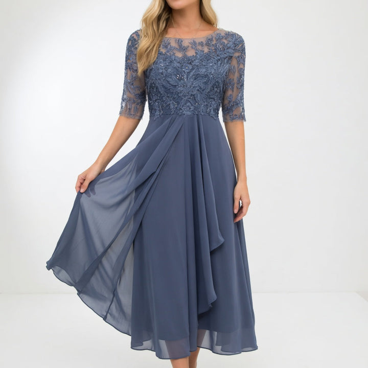 Séraphine™ — Robe midi dentelle élégance intemporelle