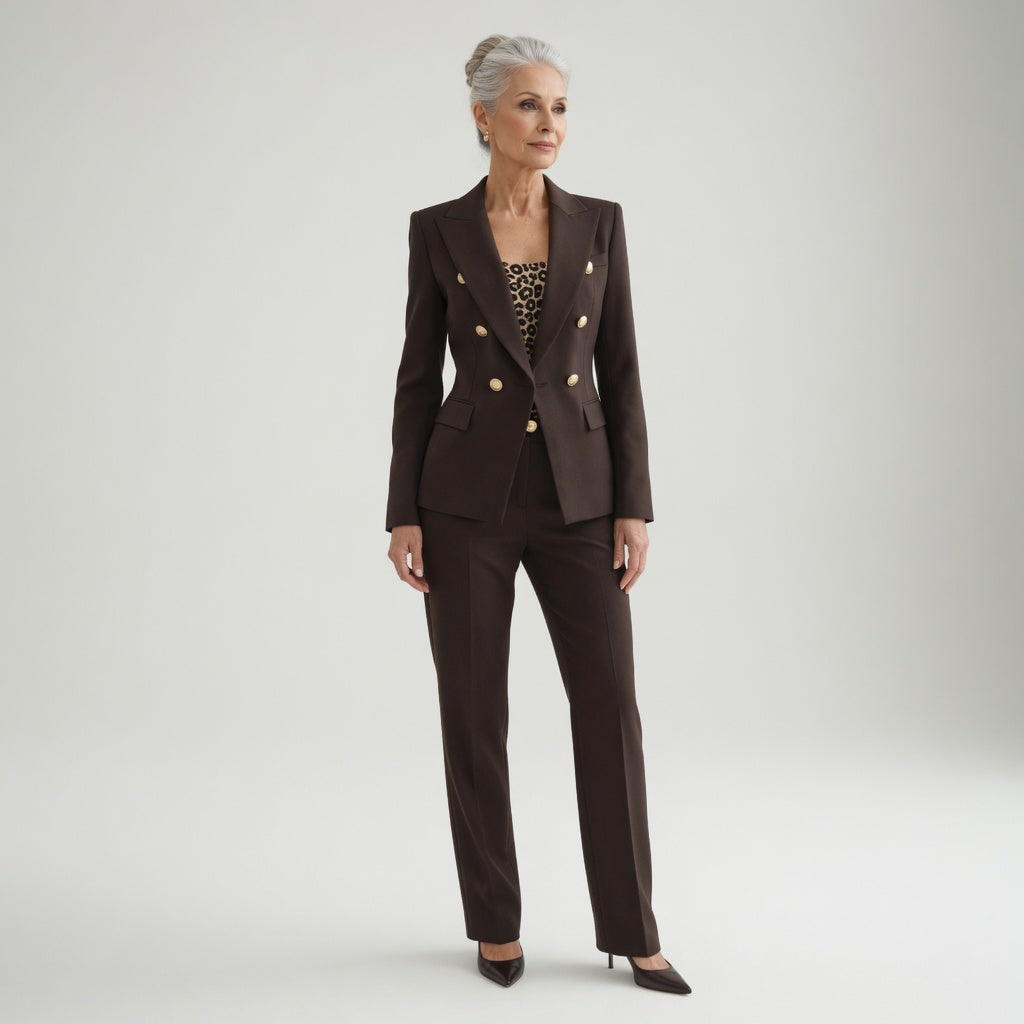 Odette™ — Tailleur pantalon chic fluide