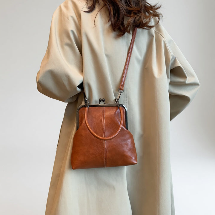 Honorine™ — Sac à main rétro fermoir clip élégance parisienne