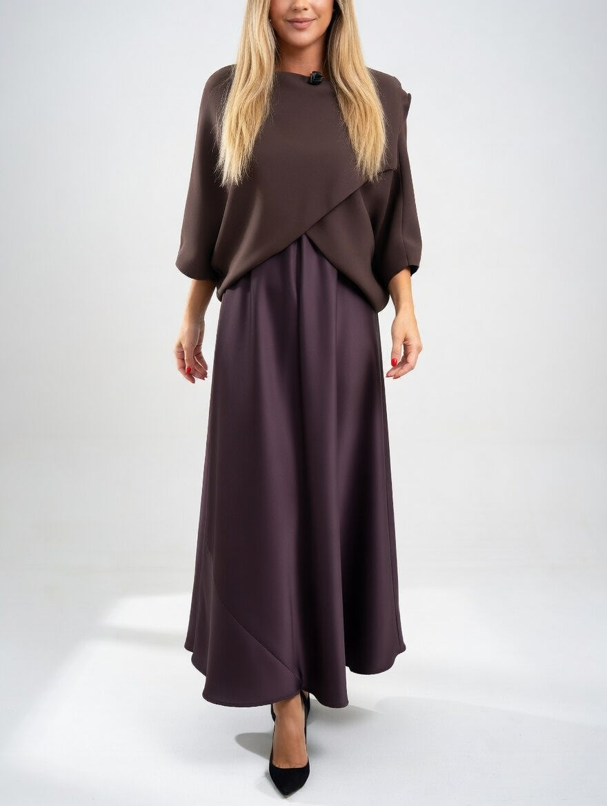 Soléanne™ — Robe longue fluide élégante moderne
