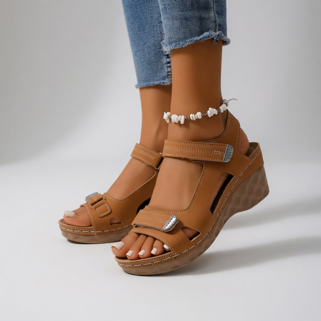 Isaure™ – Wedge estival, légèreté colorée