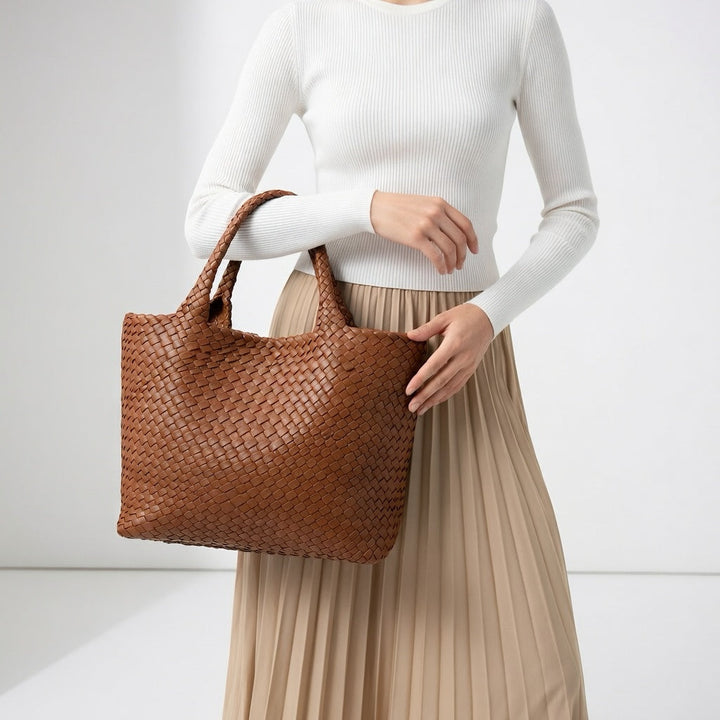 Delphine™ — Sac cabas tressé élégance intemporelle