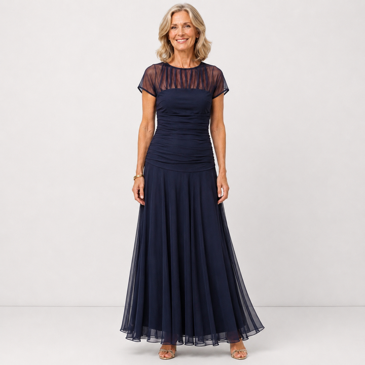Laurine - Robe élégante en mousseline