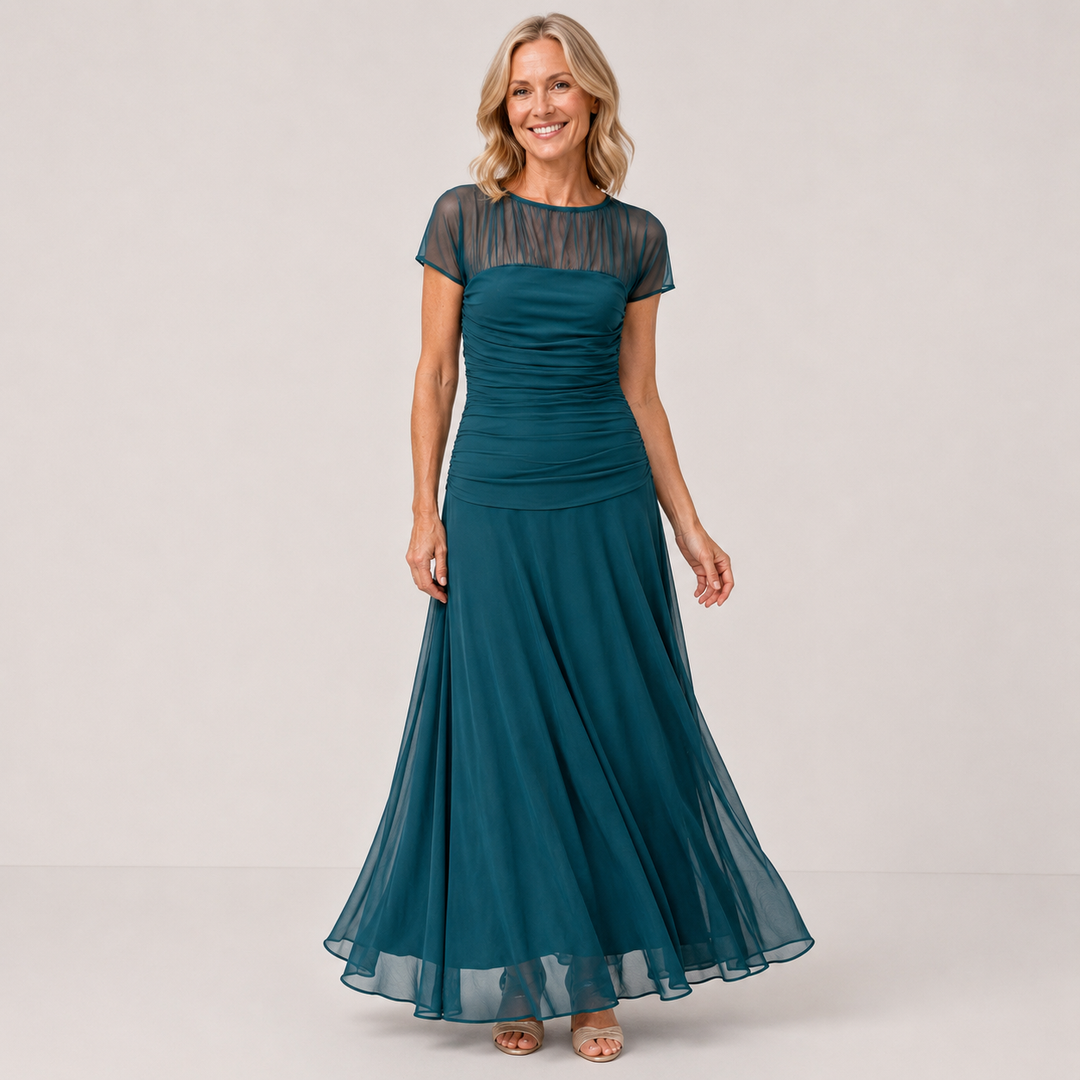 Laurine - Robe élégante en mousseline